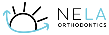 The NELA Orthodontics website footer logo